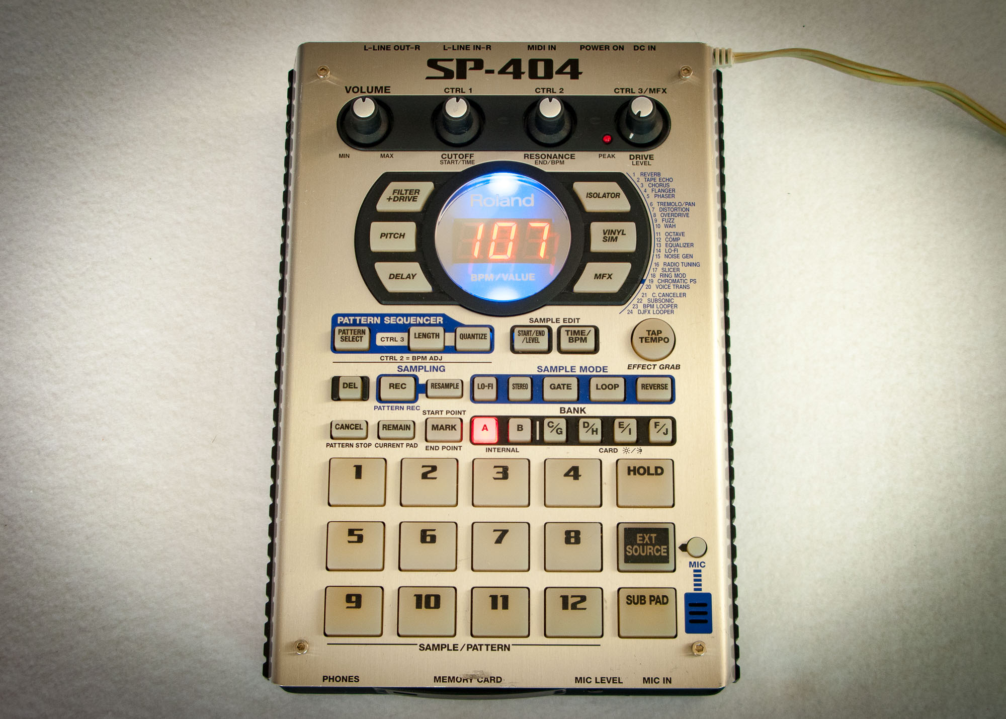Roland SP-404 Portable Sampler - Electric Denim Studios