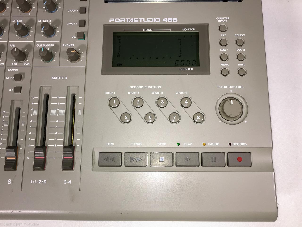 Tascam PortaStudio 488MKII 8-Track Multitrack Recorder Porta Studio 488  MKII tap